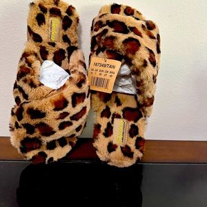 Sketchers Animal Print Slippers